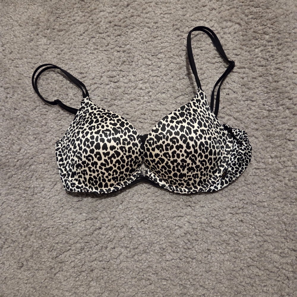 Leopard Print Women's Bra